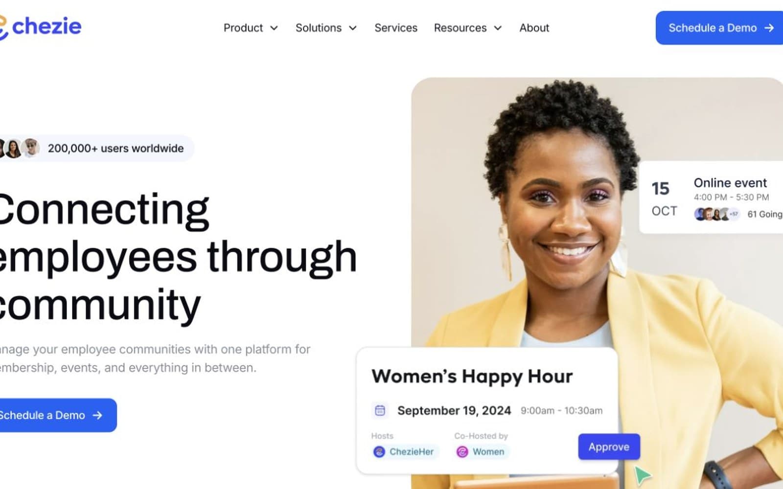 Chezie employee community platform